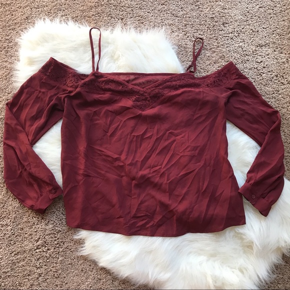 Express Tops - Off the Shoulder Blouse